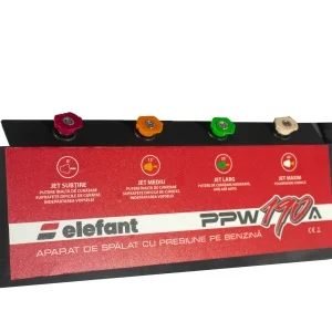 Aparat de spalat cu presiune pe benzina ELEFANT PPW190A, 6,5 CP ,10 L/min ,3600 rot/min Motor termic [4]
