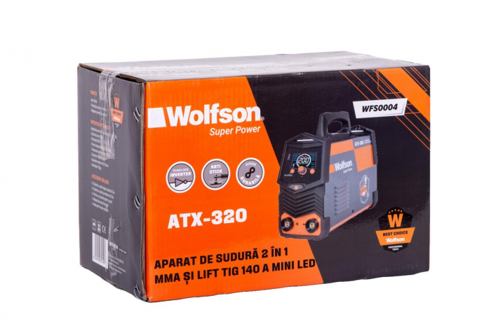 APARAT DE SUDURA ATX-320 CU INVERTER 2 IN 1 MMA SI LIFT-TIG [4]