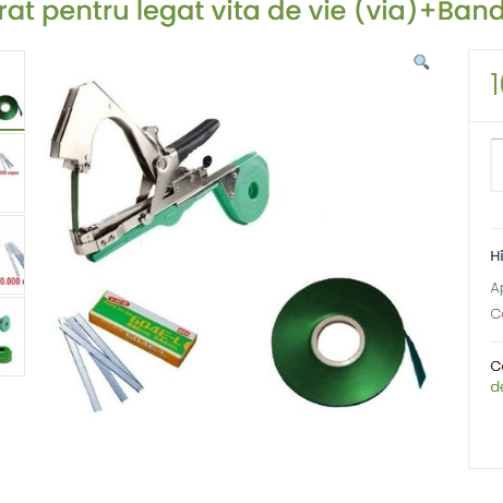 Aparat pentru legat vita de vie.. (via)+Banda 10 role Capse 10mii bucati.. [2]