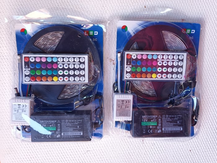 Banda Led Rgb cu telecomanda si receptor 5 metri .. [2]