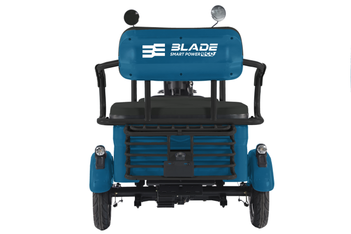 BLADE - TRICICLU PERSOANE 2000W - TRIP X2 - ALBASTRU + NEGRU [4]