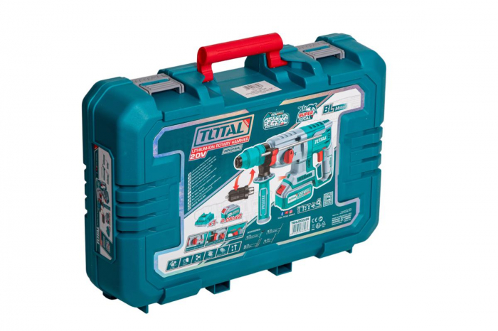 CIOCAN ROTOPERCUTOR - 2J - LI-ION - 20V - MOTOR FARA PERII CU ACUMULATOR SI ACCESORII [2]