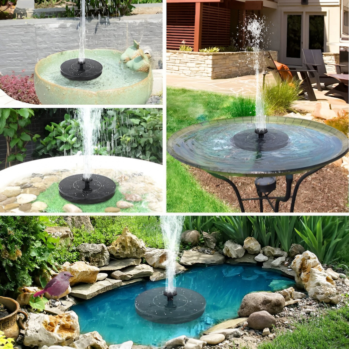 Fantana Arteziana pentru Gradina, Flippy, Solara, Automata, Rotunda, 3 Moduri de Pulverizare [3]