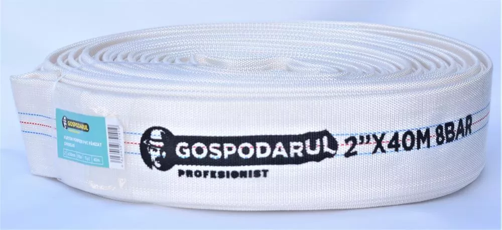 Furtun pompieri - PVC panzat - 2'' - ø 50mm - 8 Bar - tip C - 40m [1]