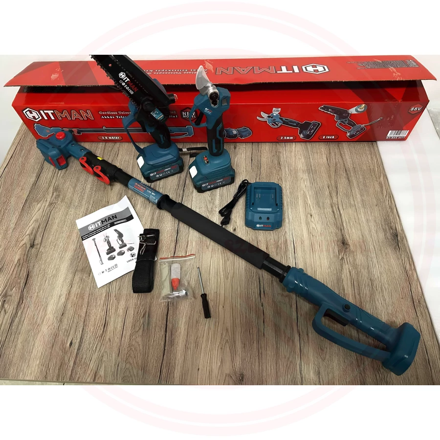 HITMAN 88V – Set Foarfecă de Tuns + Motoferăstrău pentru CrengiHITMAN 88V – Set Foarfecă de Tuns + Motoferăstrău pentru Crengi [2]