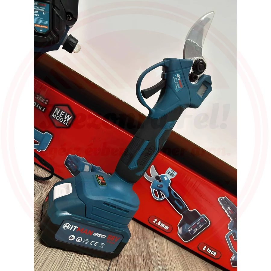 HITMAN 88V – Set Foarfecă de Tuns + Motoferăstrău pentru CrengiHITMAN 88V – Set Foarfecă de Tuns + Motoferăstrău pentru Crengi [4]