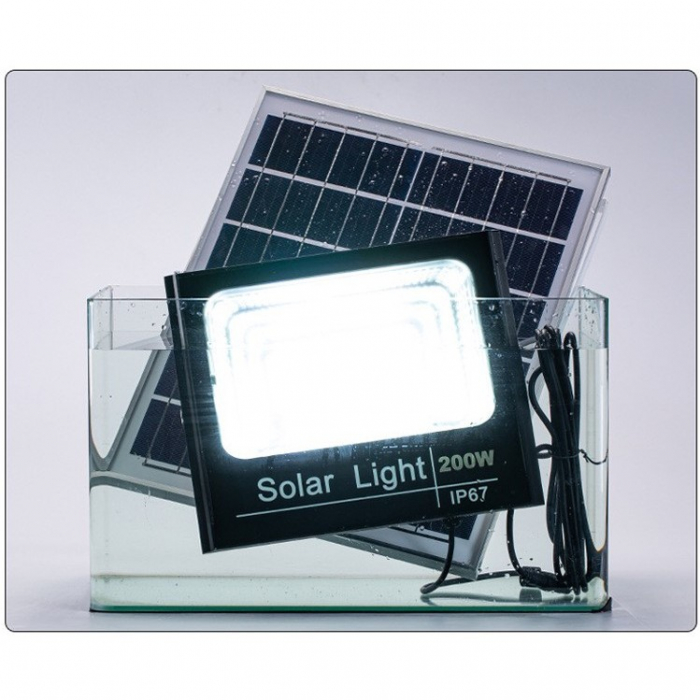 Proiector LED/Lampa solara de exterior Flippy, 22 cm x 27 cm, Rezistent la Apa IP67, cu Panou Solar, 248 LED SMD, 150 W [3]
