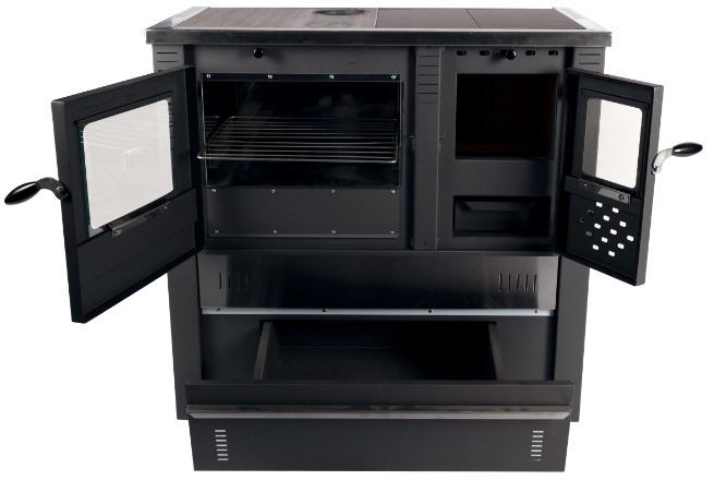 Soba pe Lemne cu Plita si Cuptor din Inox / P[KW]: 10.5; Tip: Dreapta [3]