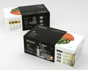Storcător de fructe și legume cu presare la rece și răzătoare multifuncțională, 150 W,Material Fără BPA [5]