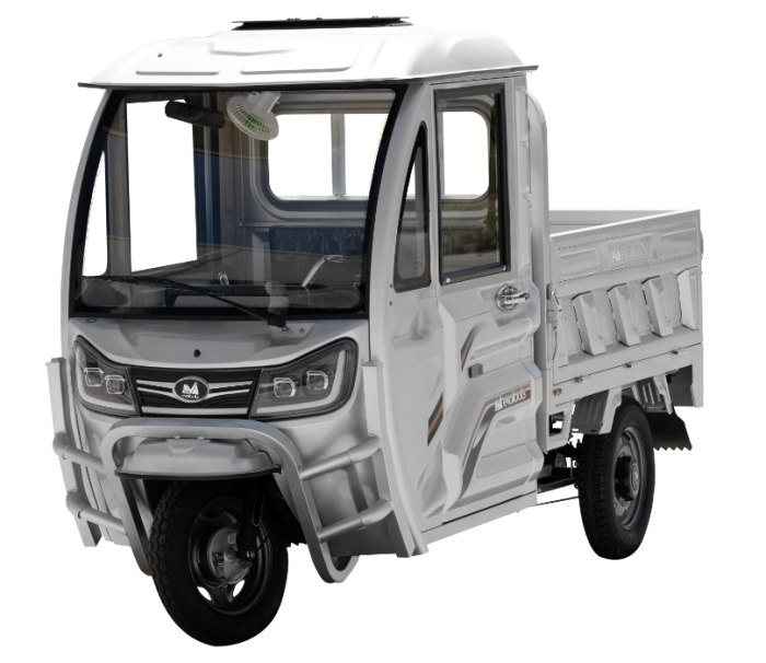 Triciclul electric Cargo  , Autonomie: ~50-60 km  , Putere maximala: 3800 W. [2]