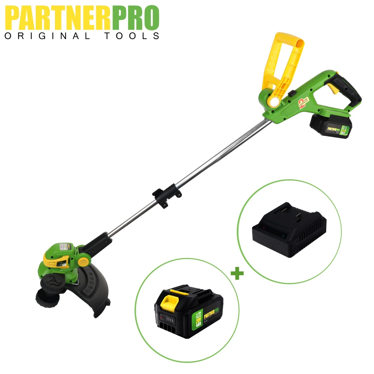 Trimmer pe acumulator PARTNERPRO PP8A227 , 20V , 8000 RPM, tija reglabila [1]