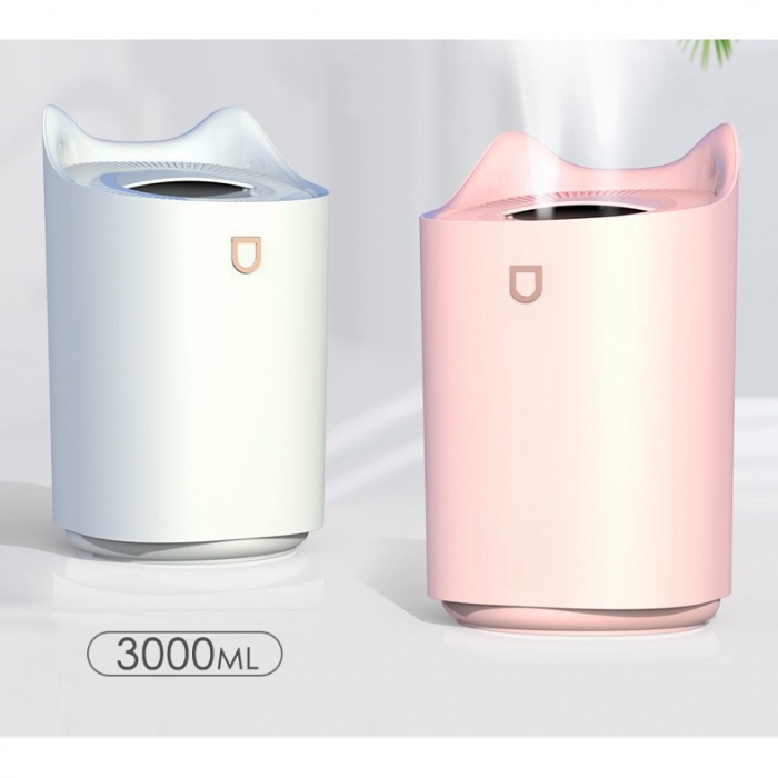 Umidificator cu duza dubla, Flippy, de capacitate mare 3L, alb [5]