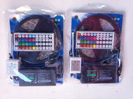 Banda Led Rgb cu telecomanda si receptor 5 metri .. [1]