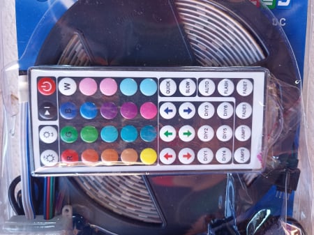 Banda Led Rgb cu telecomanda si receptor 5 metri .. [2]