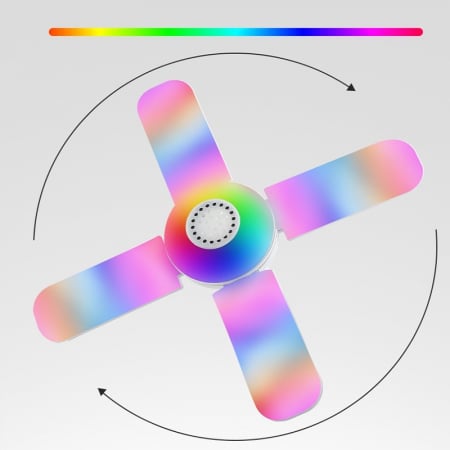 Bec cu 4 brate cu lumina multicolora [4]