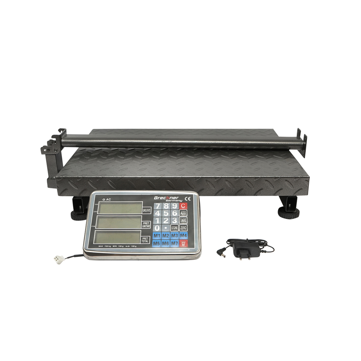 Scule Electrice - Cantar electronic de podea tip platforma 700 Kg cu brat pliabil