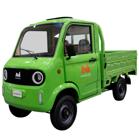 Masina de Tuns Gazon si Tocator de Crengi - Cvadriciclul Electric Pick-Up Rubo