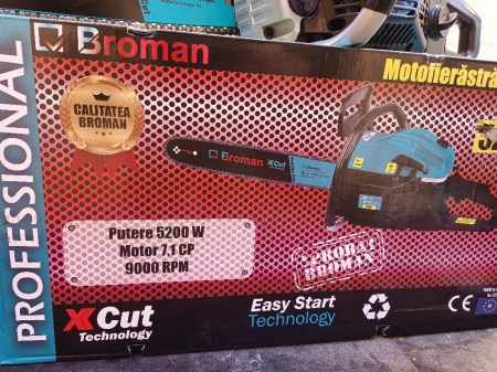 Drujba Broman Motoferestrau de 7,1 cp [1]