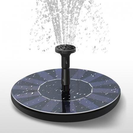 Panou Solar - Fantana Arteziana pentru Gradina, Flippy, Solara, Automata, Rotunda, 3 Moduri de Pulverizare