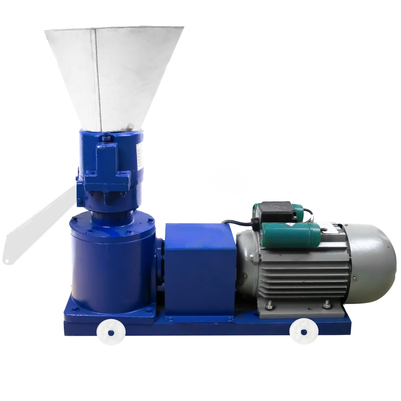 Masina de Tuns Gazon si Tocator de Crengi - Granulator furaje TEMP SY-120, 2800 W, 100 Kg/H