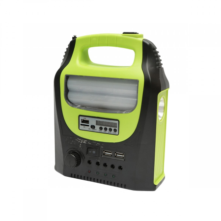 Bec-uri - Kit iluminat portabil LED cu 3 becuri/proiector, radio FM ..