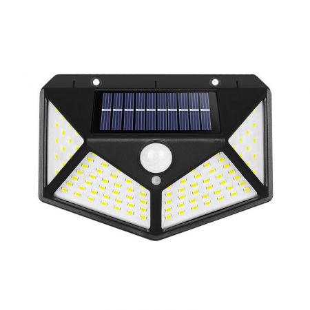 Lampa cu incarcare solara pentru exterior, 100 LED cu distanta de inductie [3]