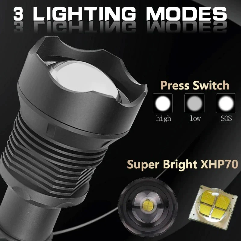 LANTERNA PROFESIONALA CU LED P90 .. [2]