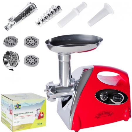 Masina electrica tocat carne rosie MGB-080 1400W , [3]