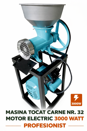 Produse Zootehnie - Masina tocat carne nr.32 /motor electric 3000 watt