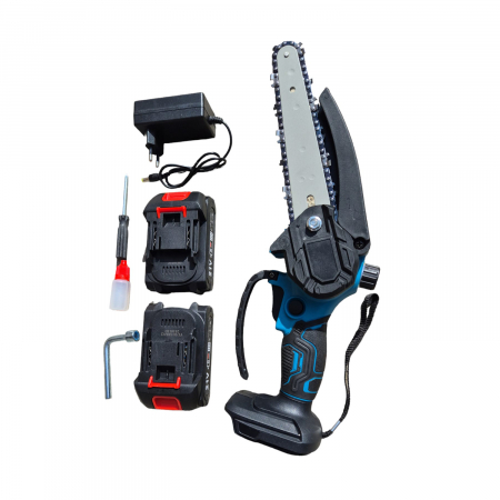 Mini-fierastrau electric Broman 2 acumulatori, 38 V, sistem ungere lant .. [2]