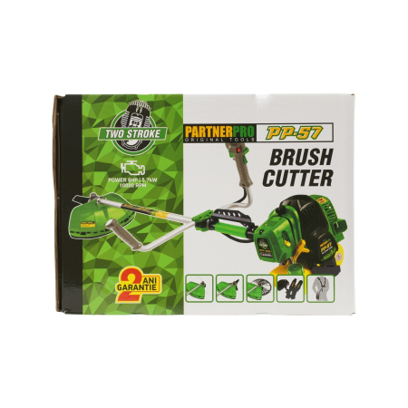 Motocoasa pe benzina PartnerPro PP57 , 6CP, 52CC, 2T [7]