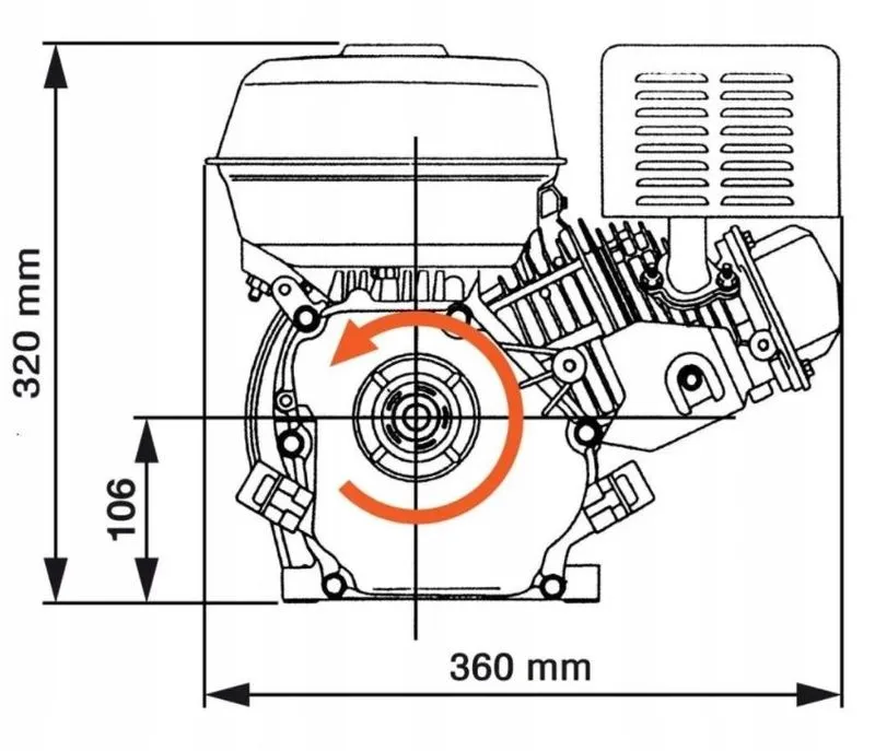 MOTOR BENZINA UNIVERSAL GTX-200, 7 CP, 4 TIMPI [3]