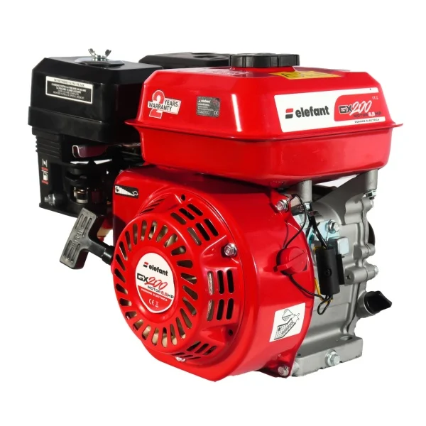 Motor pe benzina cu ax de 19mm ELEFANT GX200, 6,5 CP, 3600 rot/min [1]
