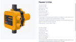 Hidrofor,Pompe,Pompe submersibile - Presostat 1,5-10 bar.