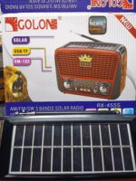 Radio multimedia portabil Bluetooth alimentat solar MP3 USB Radio. [3]