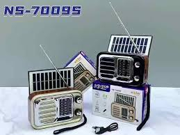 Boxa Portabila - Radio Solar Retro Ns -7009 s ..