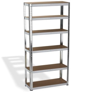 Rafturi - Raft Galvanizat 90Wx45Dx180Hcm pentru depozitare din otel ROTOR
