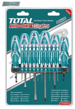 Truse cu Scule - Set 18 surubelnite – Cr-V (INDUSTRIAL)