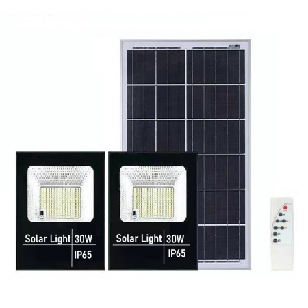 Panou Solar - Set 2 proiectoare LED SMD 30W cu incarcare solara