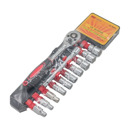 Truse cu Scule - Set chei tubulare cu cliket 1/4, 12PCS . 60 lei