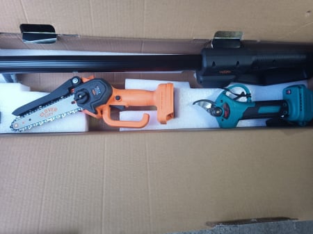 Set Foarfeca Gradina si Mini Drujba Clever si Flinke cu brat 2m telescopic . [4]