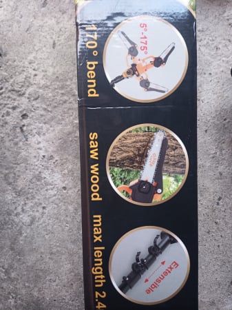 Set Foarfeca Gradina si Mini Drujba Clever si Flinke cu brat 2m telescopic . [2]