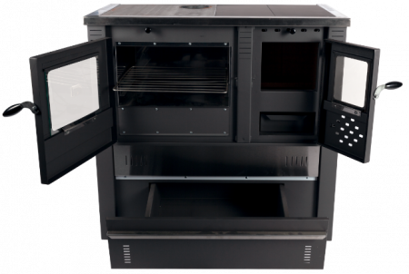 Soba pe Lemne cu Plita si Cuptor din Inox / P[KW]: 10.5; Tip: Dreapta [2]