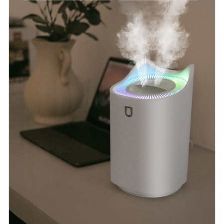 Umidificator - Umidificator cu duza dubla, Flippy, de capacitate mare 3L, alb