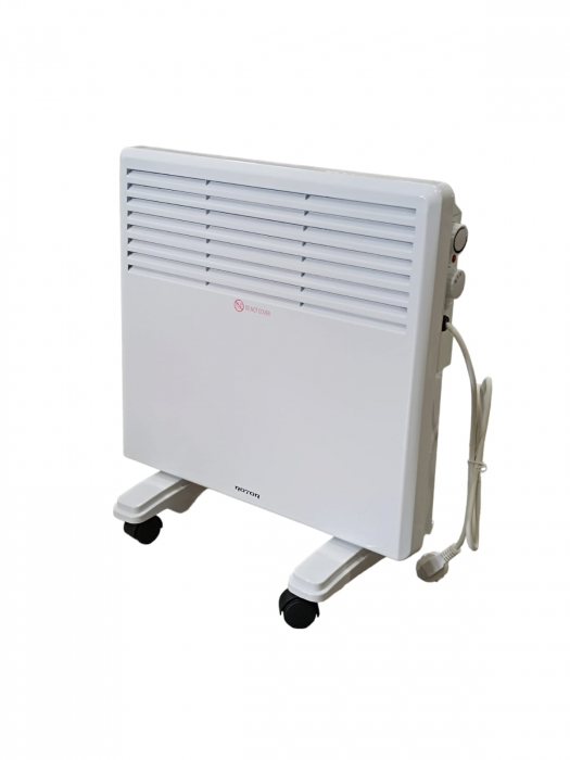 Convector electric Rotor RCH-1200A, 1200W, 2 trepte purtere, Alb