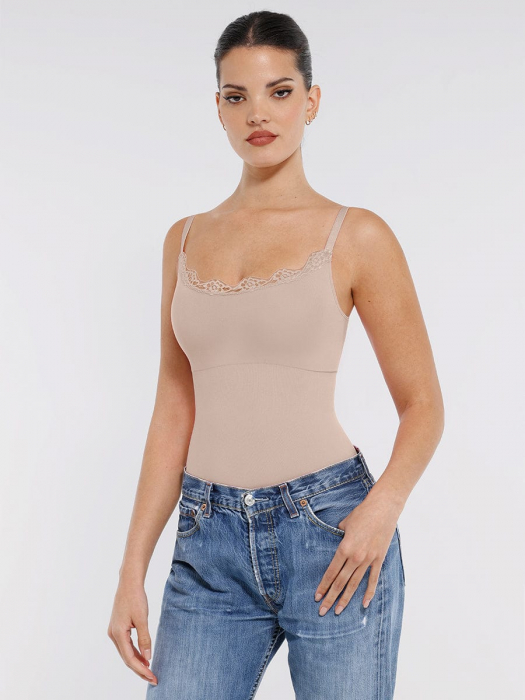 Body modelator cu dantela Idalia (Nude) [6]