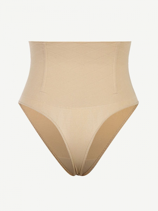 Chiloți tanga modelatori Kim (Bej) [4]