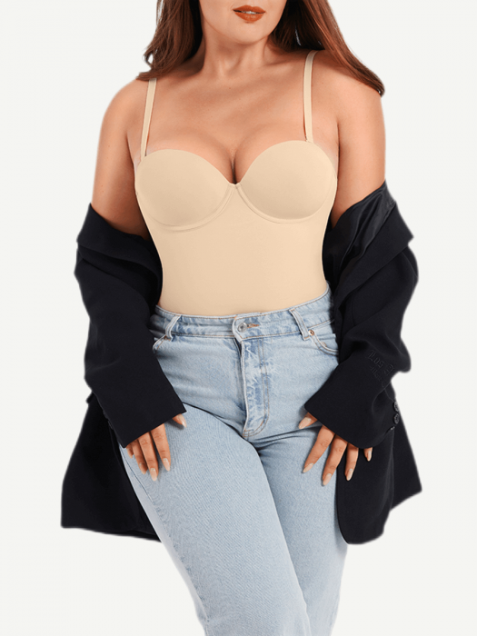 Lenjerie modelatoare cu cupe Natasa (Nude) [4]