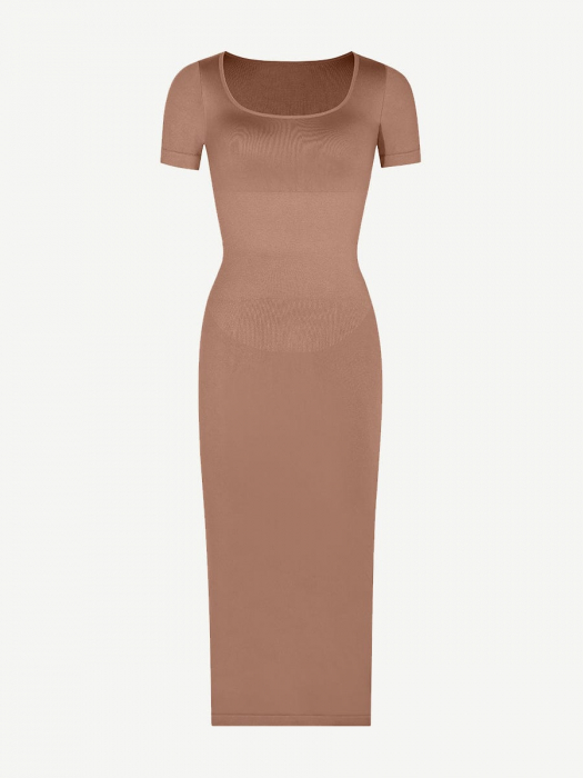 Rochie modelatoare Dalia (Bej) [4]