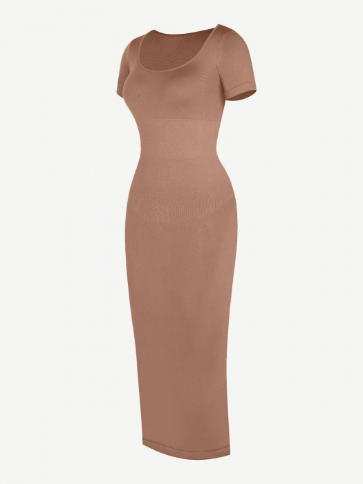 Rochie modelatoare Dalia (Bej) [5]